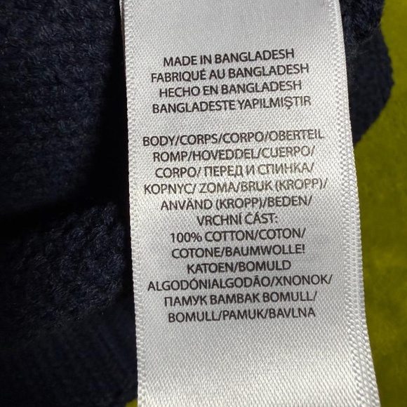 NWT Polo Ralph Lauren Men's Cotton Knit Crewneck Sweater In Blue Large - Picture 8 of 14